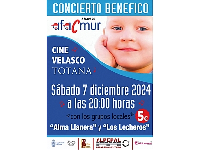 CONCIERTO BENEFICO A FAVOR DE AFACMUR