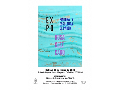 EXPO PINTURA Y ESCULTURA ROSA GLEZ CARO