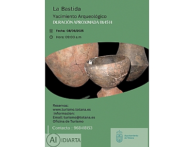 VISITA GUIADA AL YACIMIENTO ARGÁRICO DE LA BASTIDA , LA TROYA DE OCCIDENTE