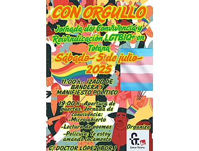 JORNADA DE CONVIVENCIA Y REIVINDICACIÓN LGTBIQ+ JORNADA DE CONVIVENCIA Y REIVINDICACIÓN LGTBIQ+