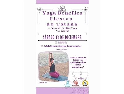 YOGA BENÉFICO DE LAS FIESTAS DE TOTANA 