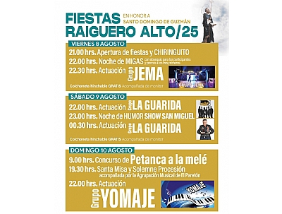 Fiestas del Raiguero Alto Fiestas del Raiguero Alto