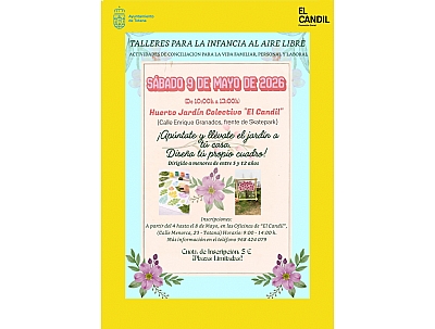 TALLERES PARA LA INFANCIA AL AIRE LIBRE DEL CANDIL