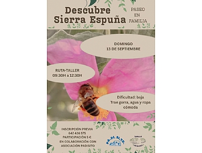 DESCUBRE SIERRA ESPUÑA. Ruta en familia.