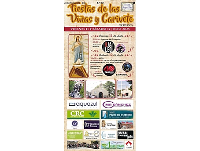 FIESTAS DE LAS VIÑAS Y CARIVETE FIESTAS DE LAS VIÑAS Y CARIVETE