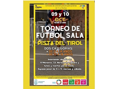 TORNEO DE FÚTBOL SALA. 10 DE OCTUBRE. TORNEO DE FÚTBOL SALA. 10 DE OCTUBRE.