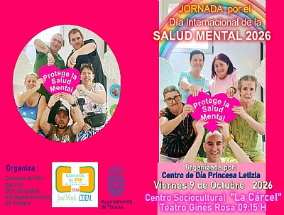 JORNADA POR EL DÍA INTERNACIONAL DE LA SALUD MENTAL 2026. JORNADA POR EL DÍA INTERNACIONAL DE LA SALUD MENTAL 2026.
