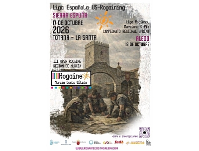 LIGA ESPAÑOLA US-ROGAINING. III OPEN ROGAINE REGION DE MURCIA. TOTANA-LA SANTA LIGA ESPAÑOLA US-ROGAINING. III OPEN ROGAINE REGION DE MURCIA. TOTANA-LA SANTA