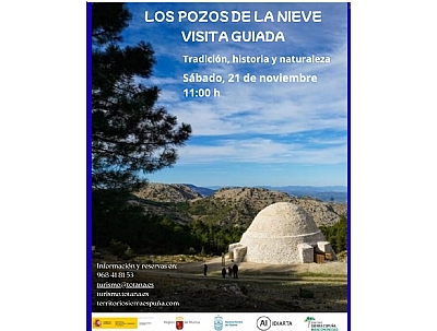 LOS POZOS DE LA NIEVE. VISITA GUIADA . 21 DE NOVIEMBRE
