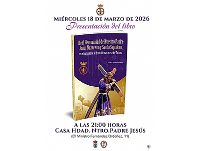 Presentación Libro Hermandad Nuestro Padre Jesús
