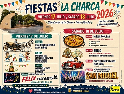 FIESTAS LA CHARCA 2026