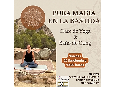 Pura magia: yoga y baño de gong en La Bastida