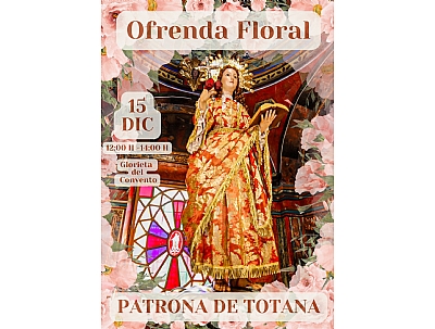 OFRENDA FLORAL A NUESTRA PATRONA SANTA EULALIA DE MÉRIDA