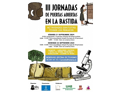 III JORNADAS DE PUERTAS ABIERTAS EN LA BASTIDA 