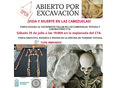 ABIERTO POR EXCAVACIÓN -VISITA GUIADA  AL YACIMIENTO VILLAR DE LAS CABEZUELAS
