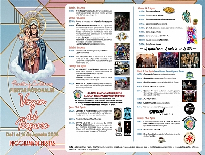 FIESTAS PATRONALES PARETÓN Y CANTAREROS. 14 DE AGOSTO FIESTAS PATRONALES PARETÓN Y CANTAREROS. 14 DE AGOSTO