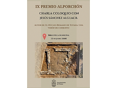IX PREMIO ALPORCHÓN . CHARLA -COLOQUIO con JESÚS SANCHEZ ALGUACIL