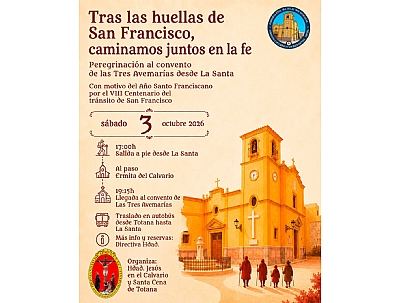 TRAS LAS HUELLAS DE SAN FRANCISCO. PEREGRINACIÓN AL CONVENTO DESDE LA SANTA.