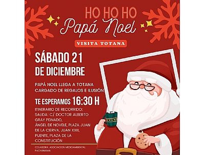 PAPÁ NOEL VISITA TOTANA. 