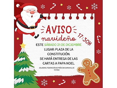 ENTREGA DE CARTAS A PAPÁ NOEL