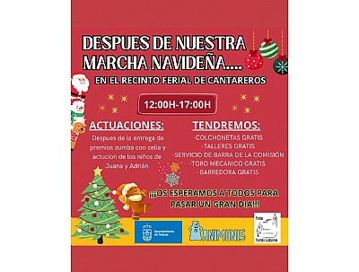 DESPUÉS DE NUESTRA MARCHA NAVIDEÑA…. DESPUÉS DE NUESTRA MARCHA NAVIDEÑA….