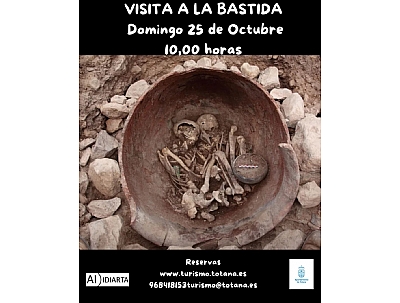 VISITA GUIADA AL YACIMIENTO ARGÁRICO DE LA BASTIDA, LA TROYA DE OCCIDENTE, 25 DE OCTUBRE