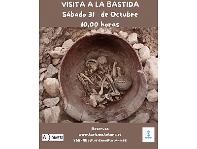 VISITA GUIADA AL YACIMIENTO ARGÁRICO DE LA BASTIDA, LA TROYA DE OCCIDENTE, 31 DE OCTUBRE