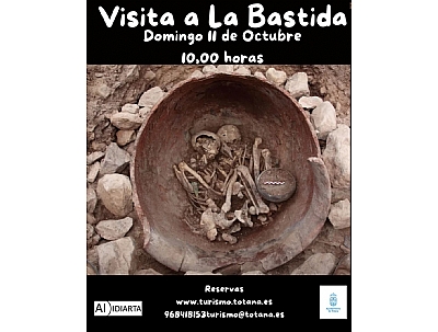 VISITA GUIADA AL YACIMIENTO ARGÁRICO DE LA BASTIDA, LA TROYA DE OCCIDENTE, 11 DE OCTUBRE