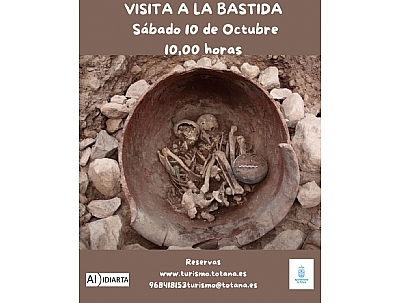 VISITA GUIADA AL YACIMIENTO ARGÁRICO DE LA BASTIDA, LA TROYA DE OCCIDENTE, 10 DE OCTUBRE
