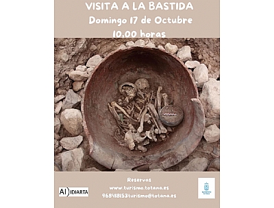 VISITA GUIADA AL YACIMIENTO ARGÁRICO DE LA BASTIDA, LA TROYA DE OCCIDENTE, 17 DE OCTUBRE