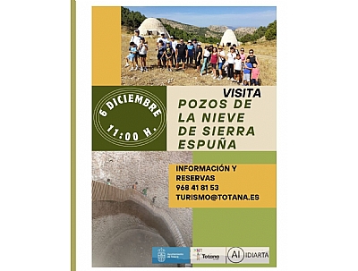 VISITA GUIADA A LOS POZOS DE LA NIEVE DE SIERRA ESPUÑA VISITA GUIADA A LOS POZOS DE LA NIEVE DE SIERRA ESPUÑA