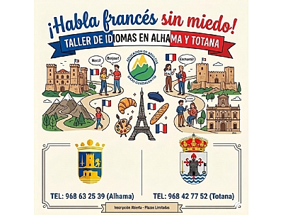 TALLER DE FRANCES GRATUITO EN TOTANA