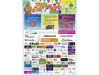 FIESTAS EN HONOR A SAN PEDRO 2025-LEBÓR
