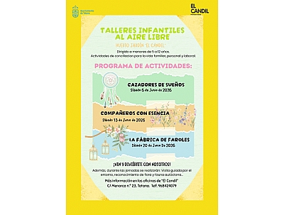TALLERES INFANTILES AL AIRE LIBRE. LA FÁBRICA DE FAROLES.