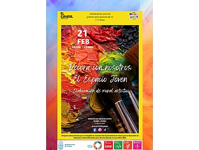 ELABORACIÓN DE MURAL ARTÍSTICO , PROYECTO DE DINAMIZACIÓN JUVENIL ESPACIO JOVEN ELABORACIÓN DE MURAL ARTÍSTICO , PROYECTO DE DINAMIZACIÓN JUVENIL ESPACIO JOVEN