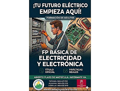 FP. BÁSICA DE ELECTRICIDAD Y ELECTRÓNICA. FORMACIÓN DE ADULTOS