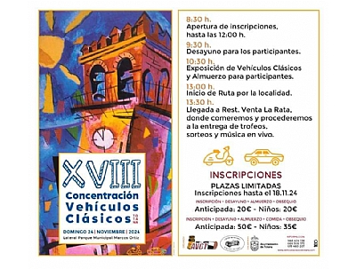 XVIII CONCENTRACIÓN VEHÍCULOS CLÁSICOS