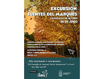  EXCRUSIÓN A LAS FUENTES DEL MARQUÉS, EN CARAVACA DE LA CRUZ