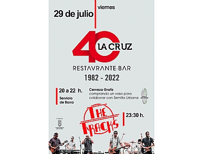 Aniversario La Cruz, concierto Tracks