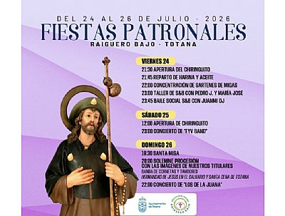FIESTAS PATRONALES DEL RAIGUERO BAJO FIESTAS PATRONALES DEL RAIGUERO BAJO
