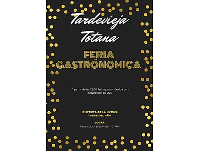 FERIA GASTRONÓMICA NAVIDEÑA Y TARDEVIEJA
