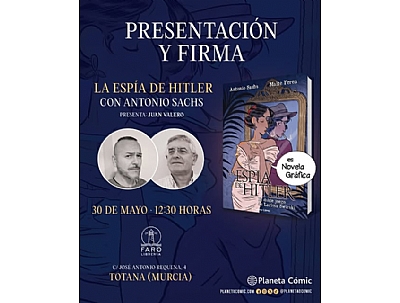 Presentación y firma del libro, LA ESPIA DE HITLER