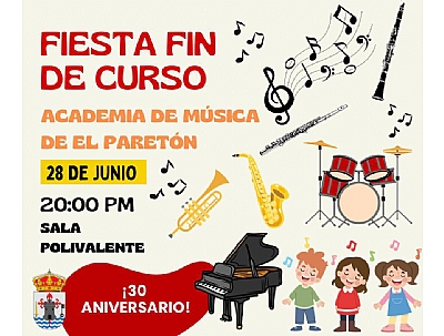 CLAUSURA DE LA ACADEMIA DE MÚSICA DEL PARETÓN, CURSO 2024-2025 CLAUSURA DE LA ACADEMIA DE MÚSICA DEL PARETÓN, CURSO 2024-2025