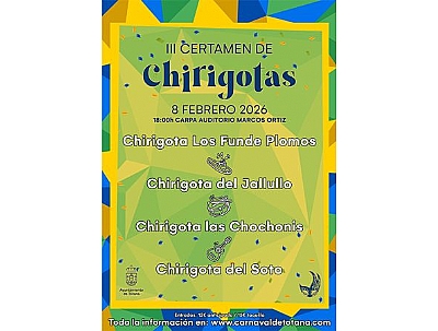 III Certamen de Chirigotas III Certamen de Chirigotas
