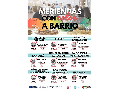 MERIENDAS CON COLOR A BARRIO 
