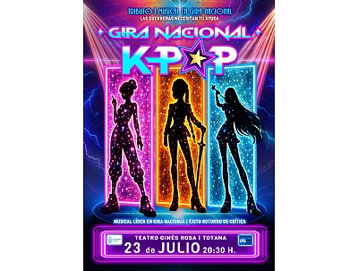 K-POP. GIRA NACIONAL. TRIBUTO MUSICAL.