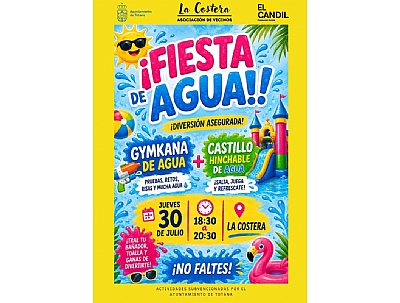 FIESTA DEL AGUA EN LA COSTERA ÑORICA EN TOTANA FIESTA DEL AGUA EN LA COSTERA ÑORICA EN TOTANA