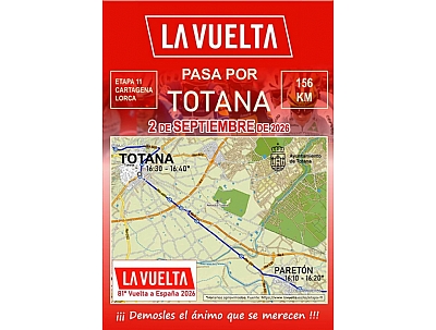 LA VUELTA PASA POR TOTANA. 2 DE SEPTIEMBRE. ETAPA 11.