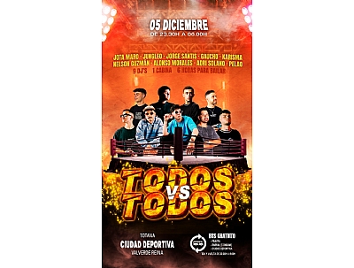 ACTUACIÓN DJS LOCALES ¨TODOS VS TODOS