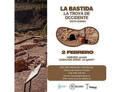 VISITA GUIADA AL YACIMIENTO ARGÁRICO DE LA BASTIDA, LA TROYA DE OCCIDENTE